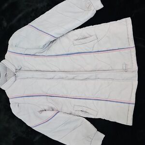 EUC Vintage 80s Headliners Gray Quilted Jacket - Sz M